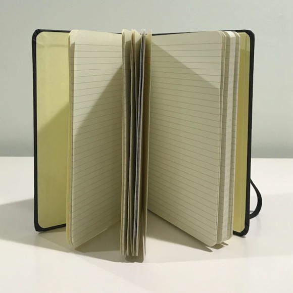 NWOT Piccadilly Essential Lined Black Notebook - Picture 10 of 15